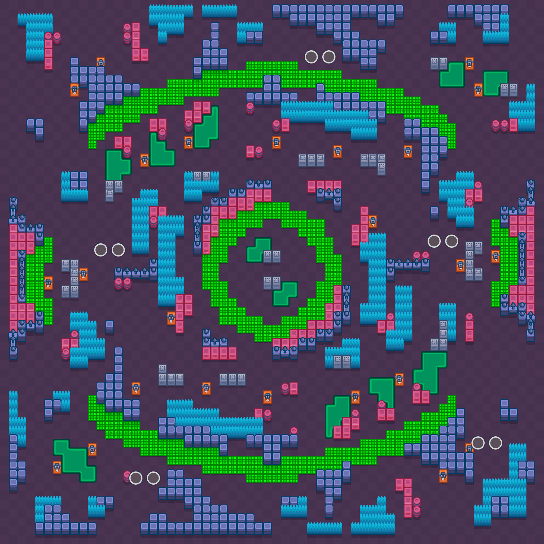 Crystal Eye Castle map