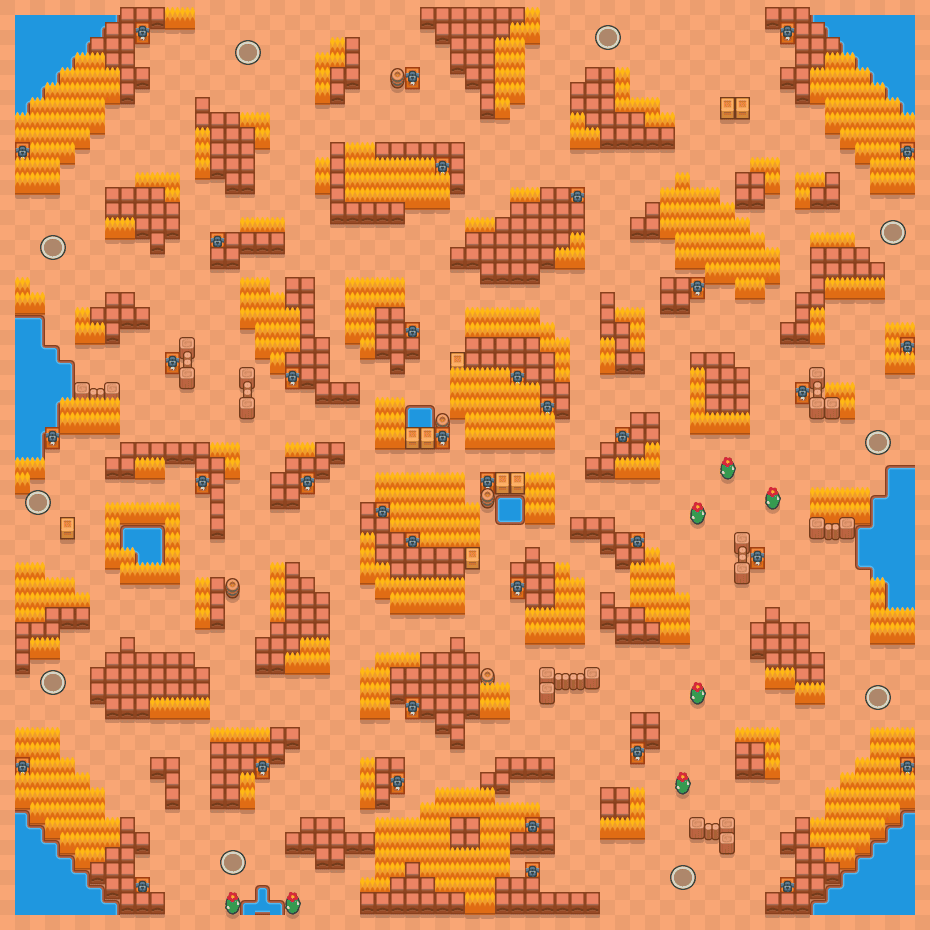 Erratic Blocks map