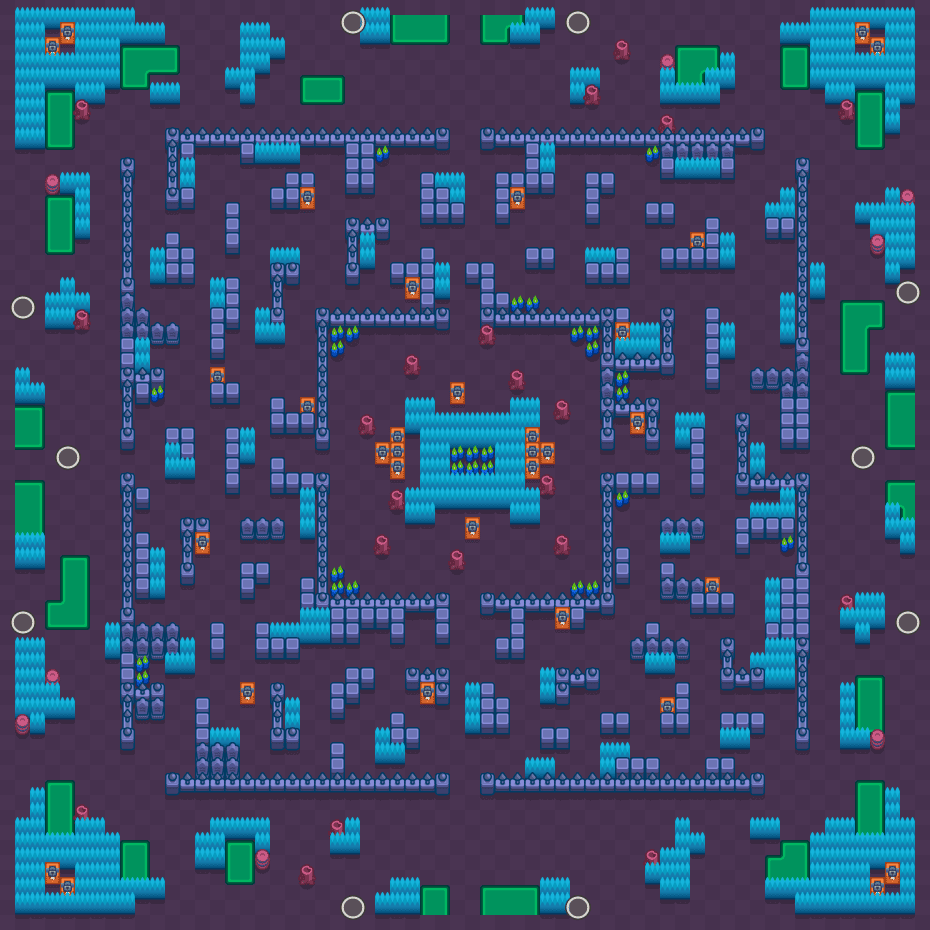 Hot Maze map
